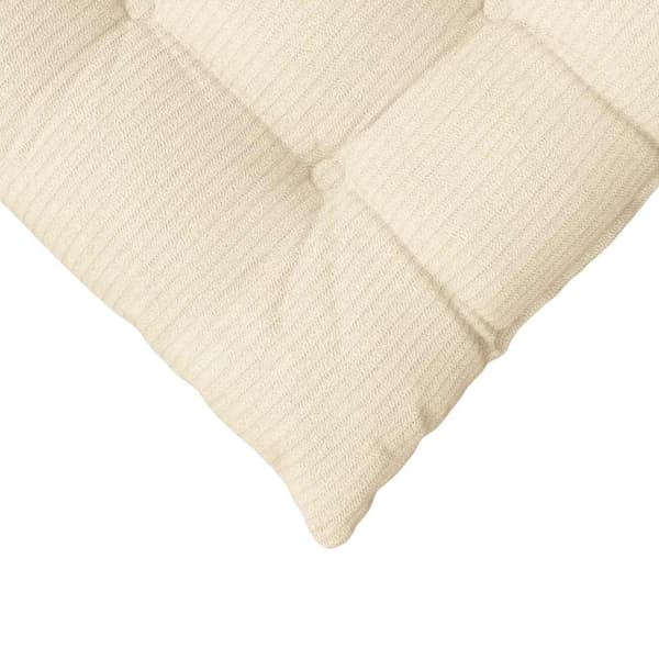 Stolsdynor 4-pack | Bomull | 40x40x6 cm | Gräddvit