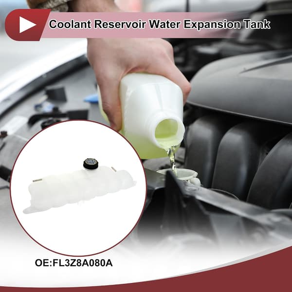 Reservdelsbehållare motor kylsystem | vit | 48x16,5x23cm | FL3Z8A080A