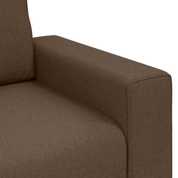 vidaXL 3-delt sofasæt med hynder - Brun, 219x77x82cm, Stof