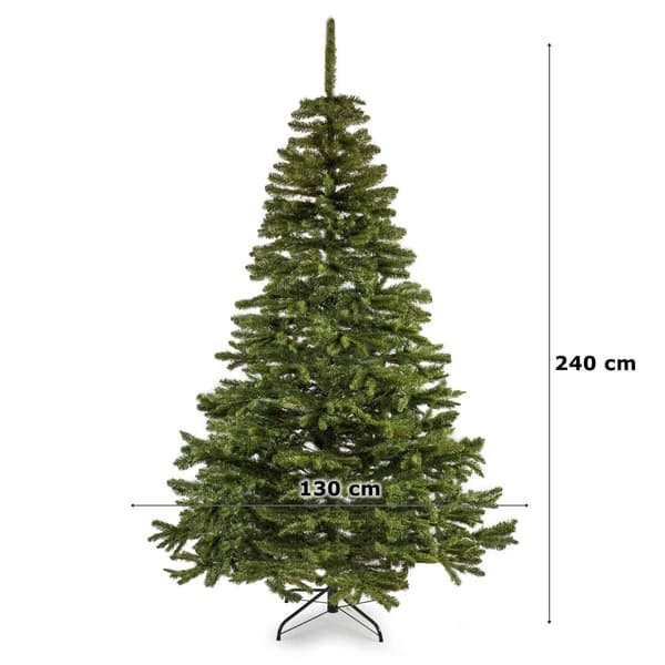 Vardagsrumsgran grön | 240 cm | konstgjord | stålbas