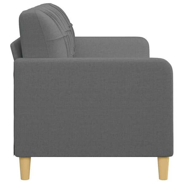 3-sitssoffa mörkgrå | 180 cm | tyg | möbler