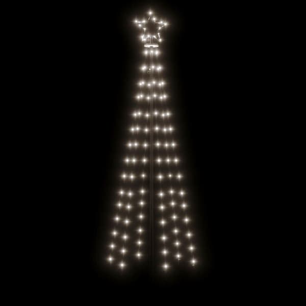 Ljusgran 108 LED | kallvit | 180 cm | konisk form