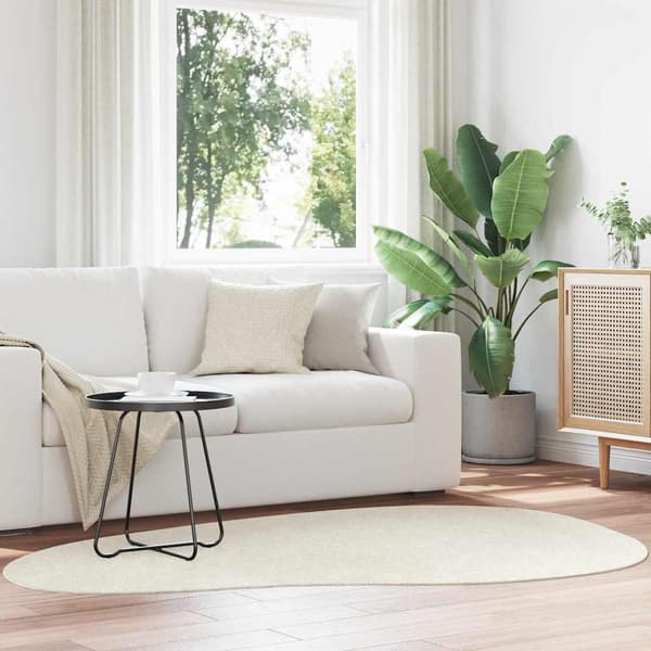 Stuetæppe creme | 140 x 200 cm | polyester | gulvtekstil