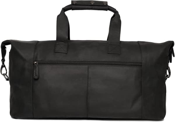 Weekender-väska äkta läder | Nature Black | 41L | buffelläder