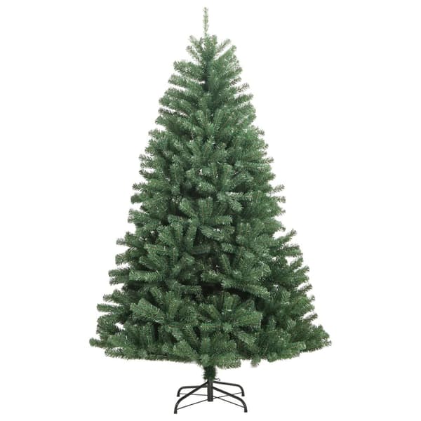 Vinterpynt julgran grön | 210 cm hög | lättmonterad