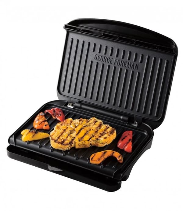 Bordgrill 25810-56 | kompakt elektrisk grill | fedtreducerende | sort