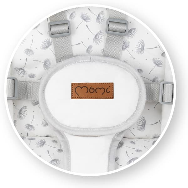 Elektrisk babysitter grå | hopfällbar | Bluetooth | 9 kg kapacitet