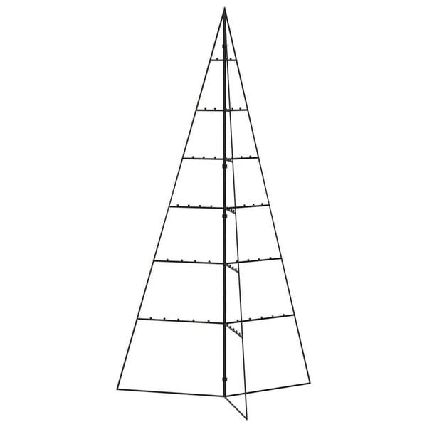 Juletræsdekoration 140 cm | sort | metal | DIY-stativ