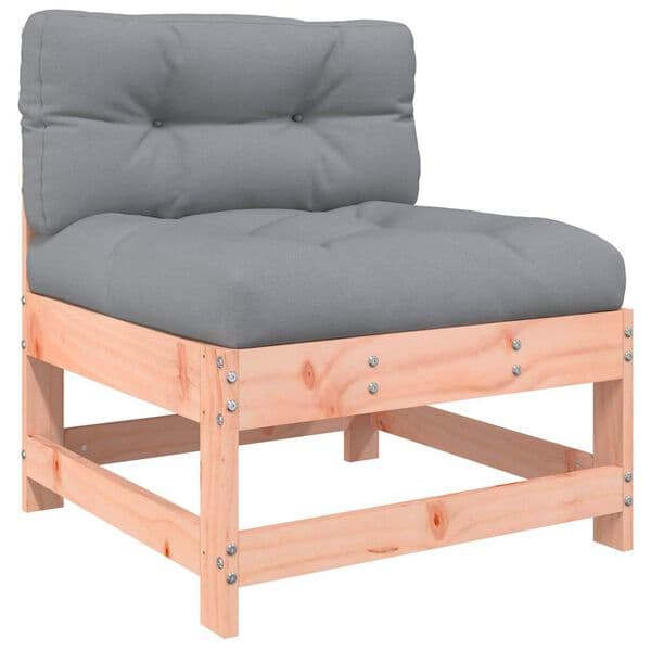 Træsofa midterdel | douglasgran | med puder | havemøbel