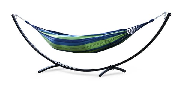 Hammockställning stål | vit | 363x130 cm | 220 kg maxbelastning