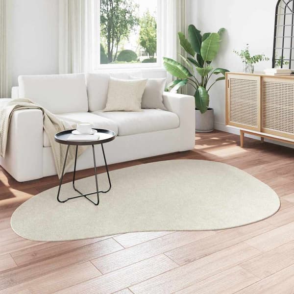 Stuetæppe creme | 140 x 200 cm | polyester | gulvtekstil