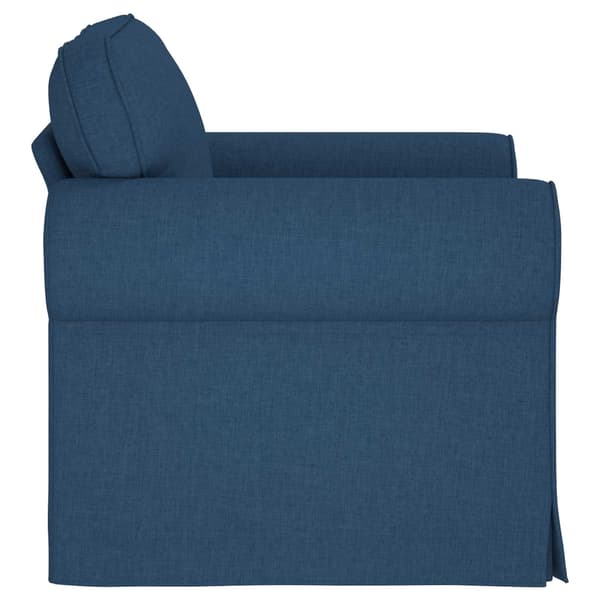 Siddebænk 120 cm | 2-pak | blå | metal