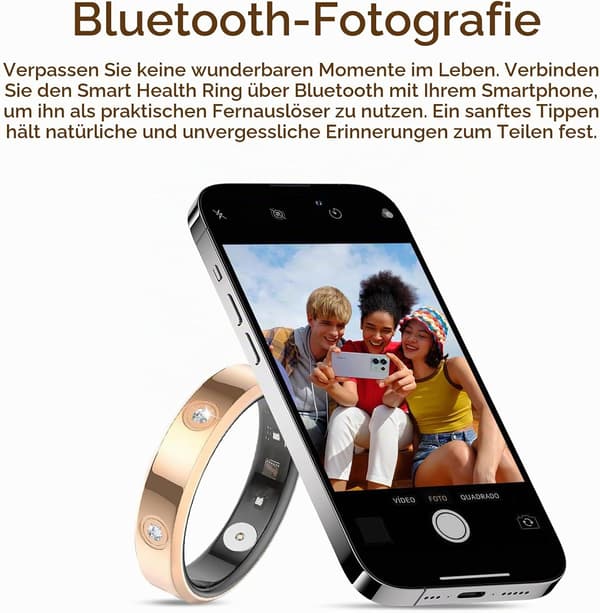 Sundhedsring sølv | pulsmåler | søvnanalyse | vandafvisende