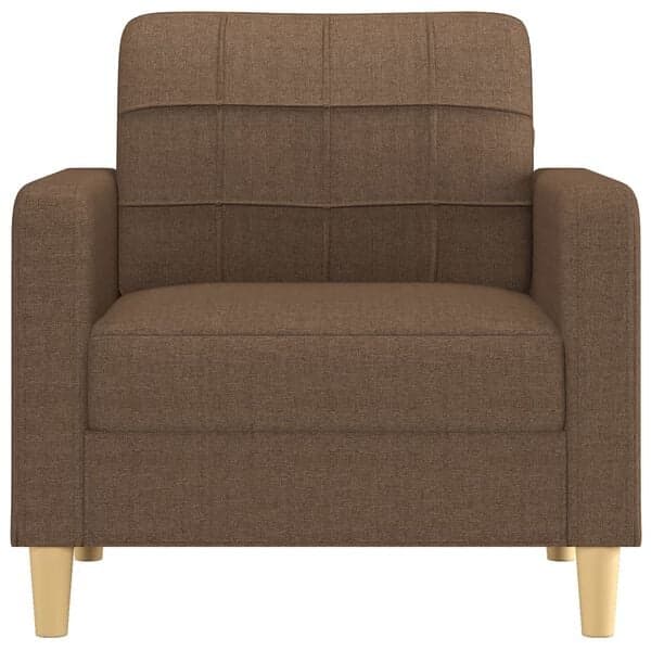 Stoppad stol brun 60 cm | tyg | hemmöbler
