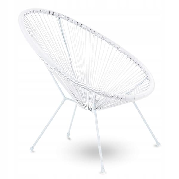 Acapulco stol | metal | havemøbel | rundt design | sort