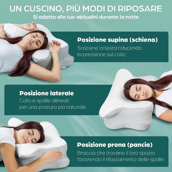Sovkudde ergonomisk | nacke | rygg | memory foam | hög densitet