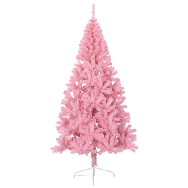 Juletræ pink halv 240 cm | PVC | julepynt