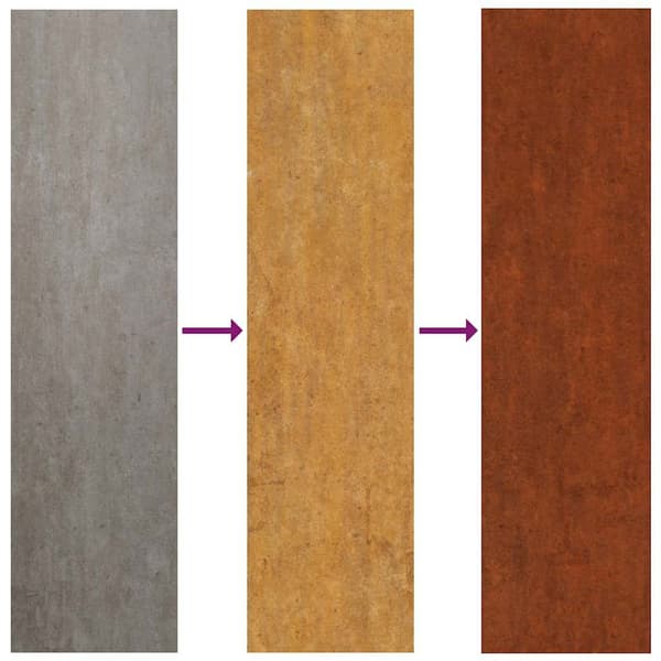 Højbed 280x40x80 cm | cortenstål | rustfarvet | rektangulær