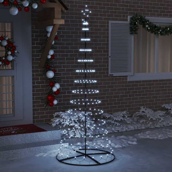 Udendørstræ julepynt 250 cm | 290 LED | Metal