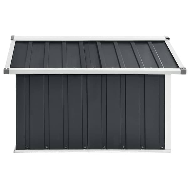 Gräsklipparhus antracit | 92x97x63 cm | stål | robotgräsklippare
