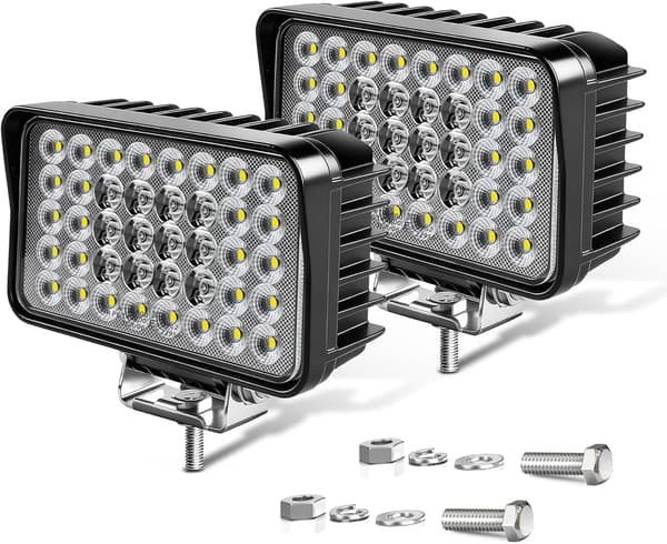 Arbejdslys LED 6 tommer | rektangulær | 70W | 10000LM | bred lysstråle
