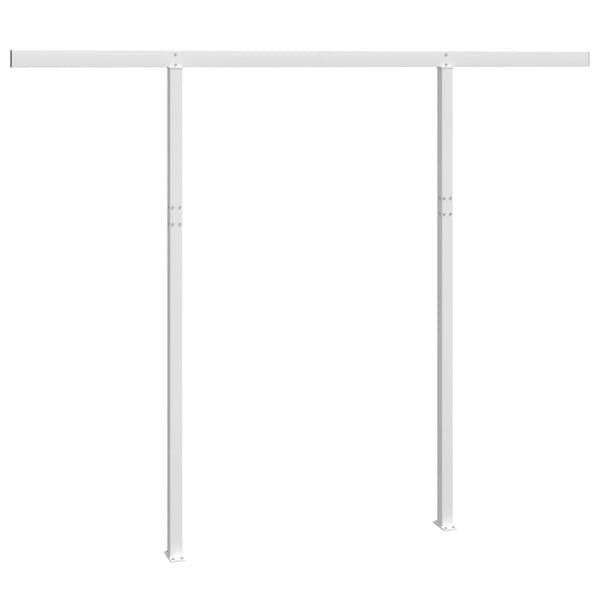 vidaXL Markisstångset 300x245 cm Järn Vit
