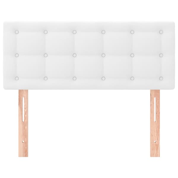 Huvudgavel konstläder vit | 80x5x78/88 cm | sovrum