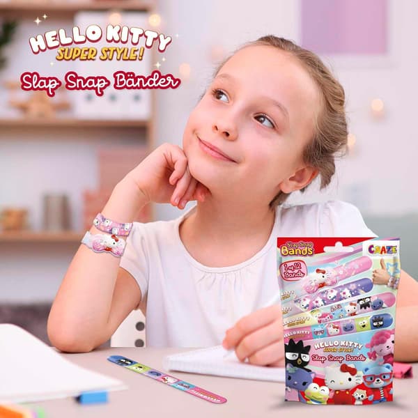 Børnearmbånd 24-pak | Hello Kitty-design | 16 cm | leg og samling