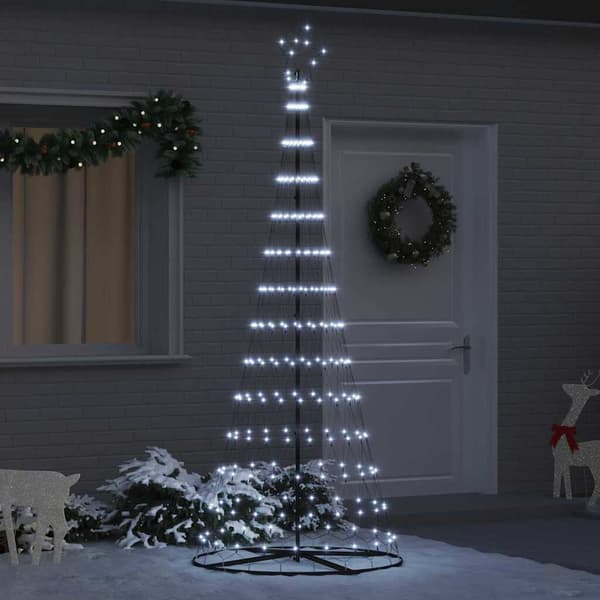 Udendørstræ julepynt 250 cm | 290 LED | Metal