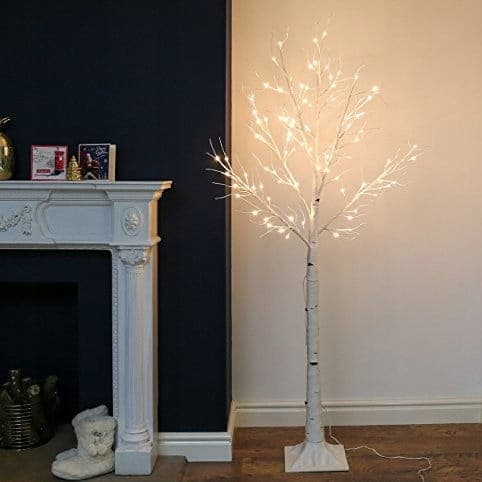 Lystræ kunstigt 180 cm | LED-belysning | birkemodel