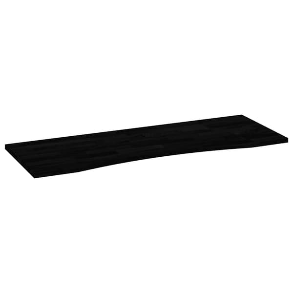 vidaXL Skrivebordstop Rektangulær 140x60x2.5 cm Mørkebrun Eg