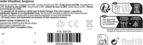 Solbriller Bluetooth | Sort | Polariserede UV400+ linser | Indbygget mikrofon | IPX5
