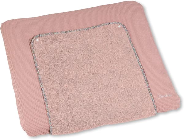 Aankleedkuddsöverdrag bomull | rosa | 85 x 72 cm | tvättbart