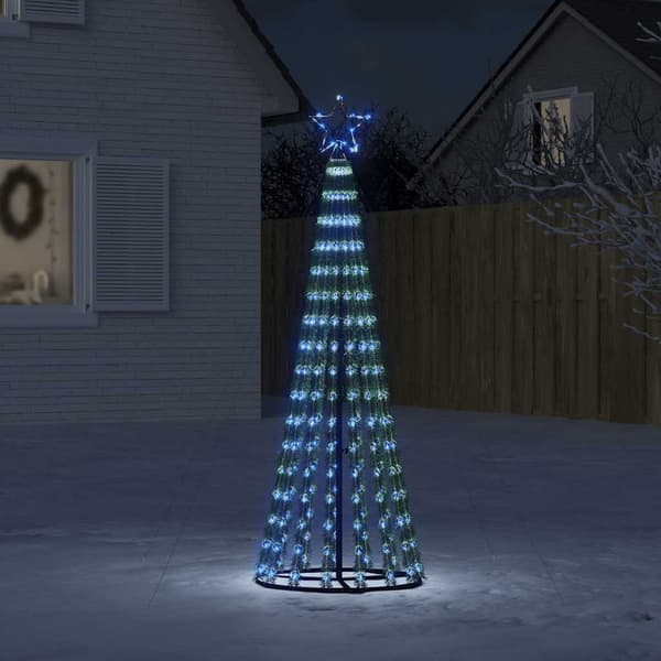 Ljusgran blå 180 cm | 275 LED | USB-driven | 8 effekter