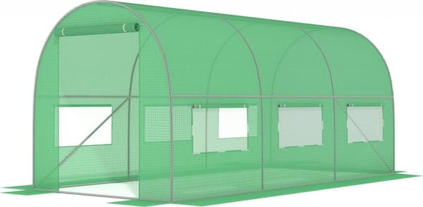 Hagetelt 10m² | 4x2.5x2m | Galvaniserede profiler | UV-resistent
