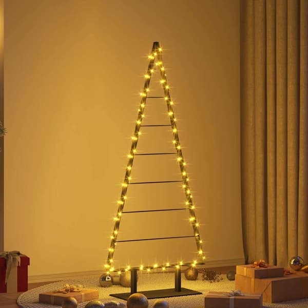 Juletræ metal sort 150 cm | stål | minimalistisk stil