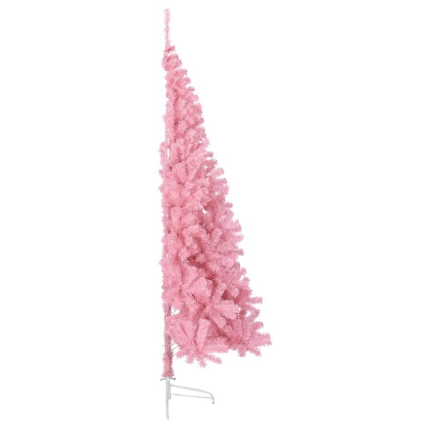 Juletræ pink halv 240 cm | PVC | julepynt