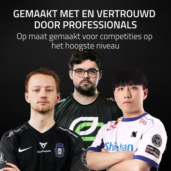 Esportmus trådløs | Focus Pro 30K sensor | 280t batteritid | Sort