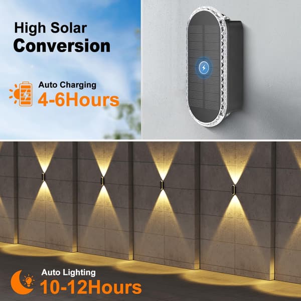 Havebelysning solceller | 8 stk | justerbar farvetemperatur