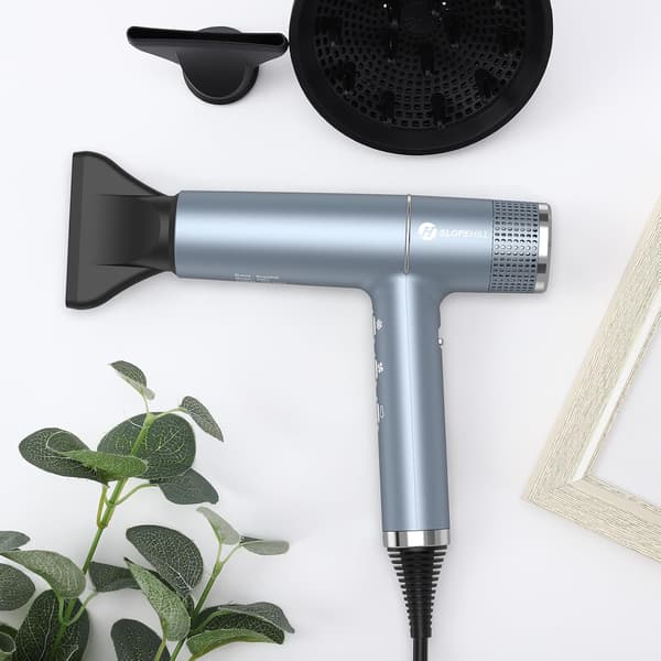 Hårfön professionell | Blå | 2000W | Ultralätt 268g | Joniserande