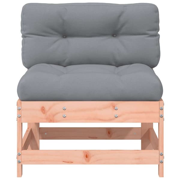 Træsofa midterdel | douglasgran | med puder | havemøbel