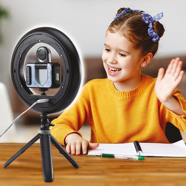 Barnkamera digital | grön | videoredigering | effekter | stativ | inbyggd programvara