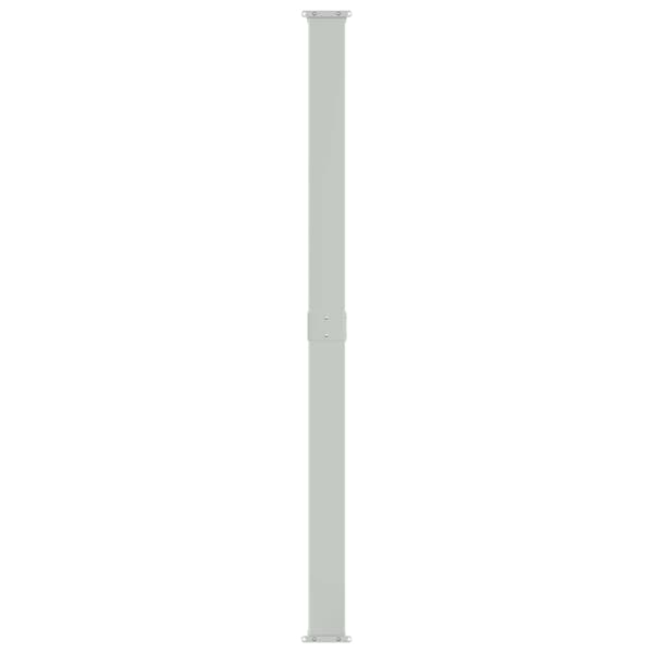 Sidemarkise rektangulær 180 x 500 cm | polyester | udtrækkelig | grå
