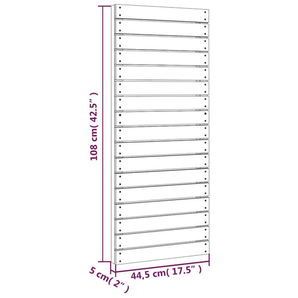 Träklättervägg 108 cm | med rep | massivt trä