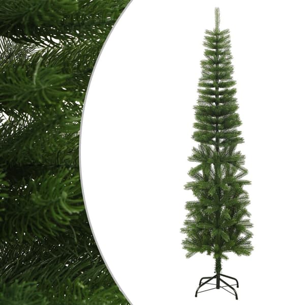 Smal julgran 240 cm | plastgran | stålstativ | 2,4 meter