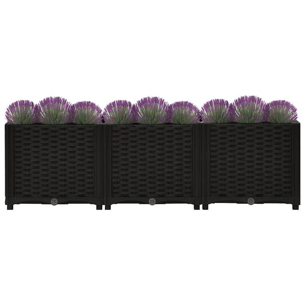 Odlingslåda 120x40x38 cm | polypropen | rektangulär plantlåda