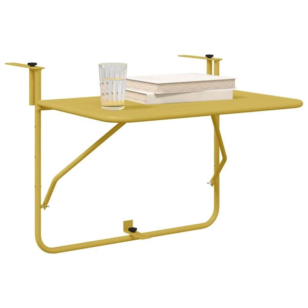 Hængebord til altan | Guld | Stål | 60x39x65 cm