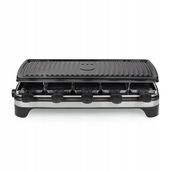 Middagsudstyr til 10 | raclette | 1500W | sort | 49x21 cm