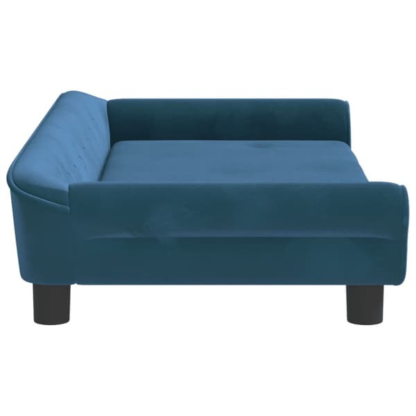 Barnsoffa 100x50x26 cm | blå | sammet | 1-sits