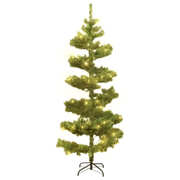 Vardagsrumsgran 180 cm | grön | belysning | konstmaterial